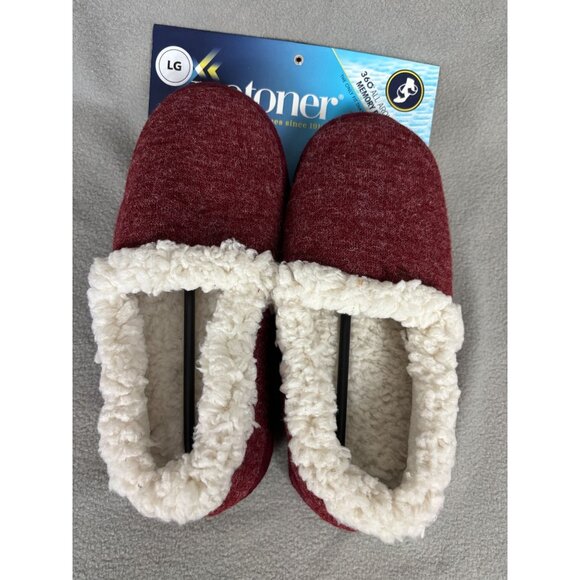 Isotoner Women's Marisol Closed Back Slippers Red Chili Pepper Size L 8/9 NWT's - Picture 1 of 8